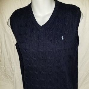 Polo by Ralph Lauren Boys Vest Navy m Medium